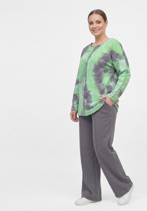 Лонгслив со спущенным плечом и оверлоком шир.  580, рис. 2