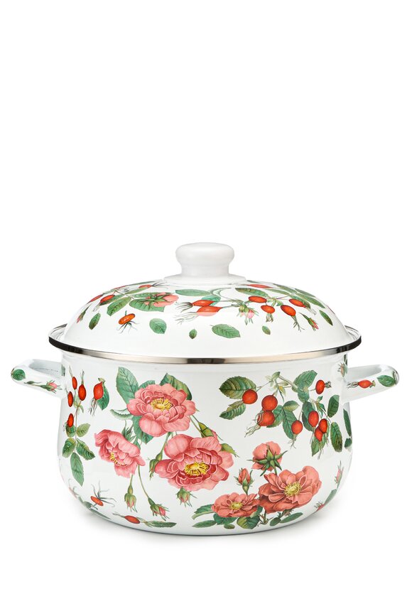 Эмалированная кастрюля с крышкой шир.  580, рис. 33