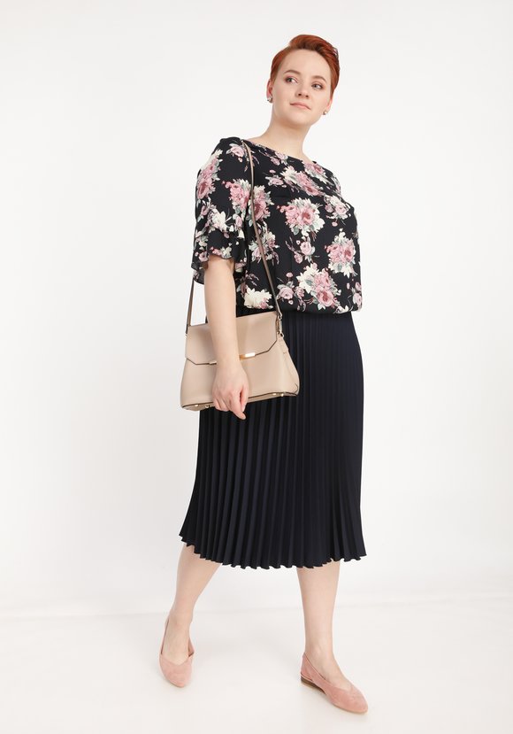 Блуза Яркие тропики шир.  580, рис. 1