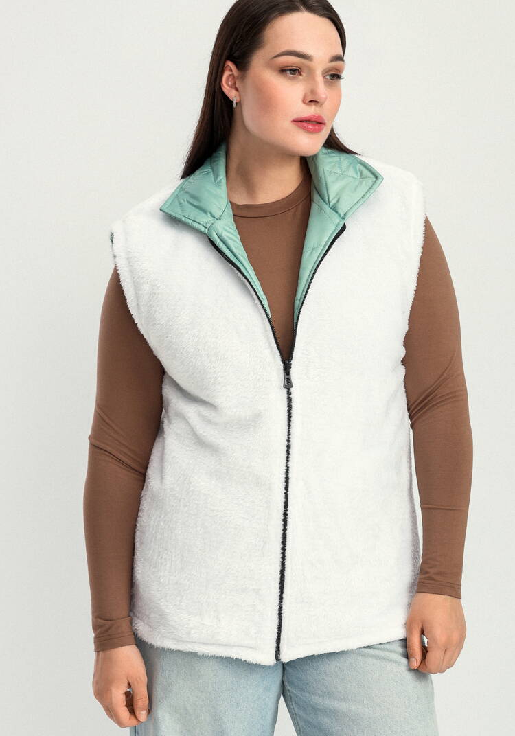 Жилет двусторонний стеганый шир.  750, рис. 28