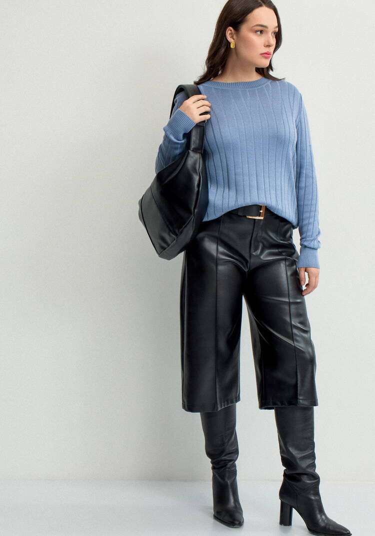 Джемпер с вертикальными полосами шир.  750, рис. 10