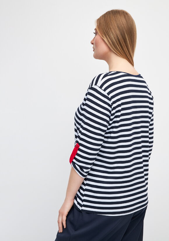 Блуза в полоску Марина шир.  580, рис. 3