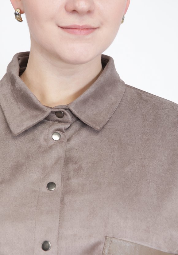 Рубашка-жакет с поясом шир.  580, рис. 4