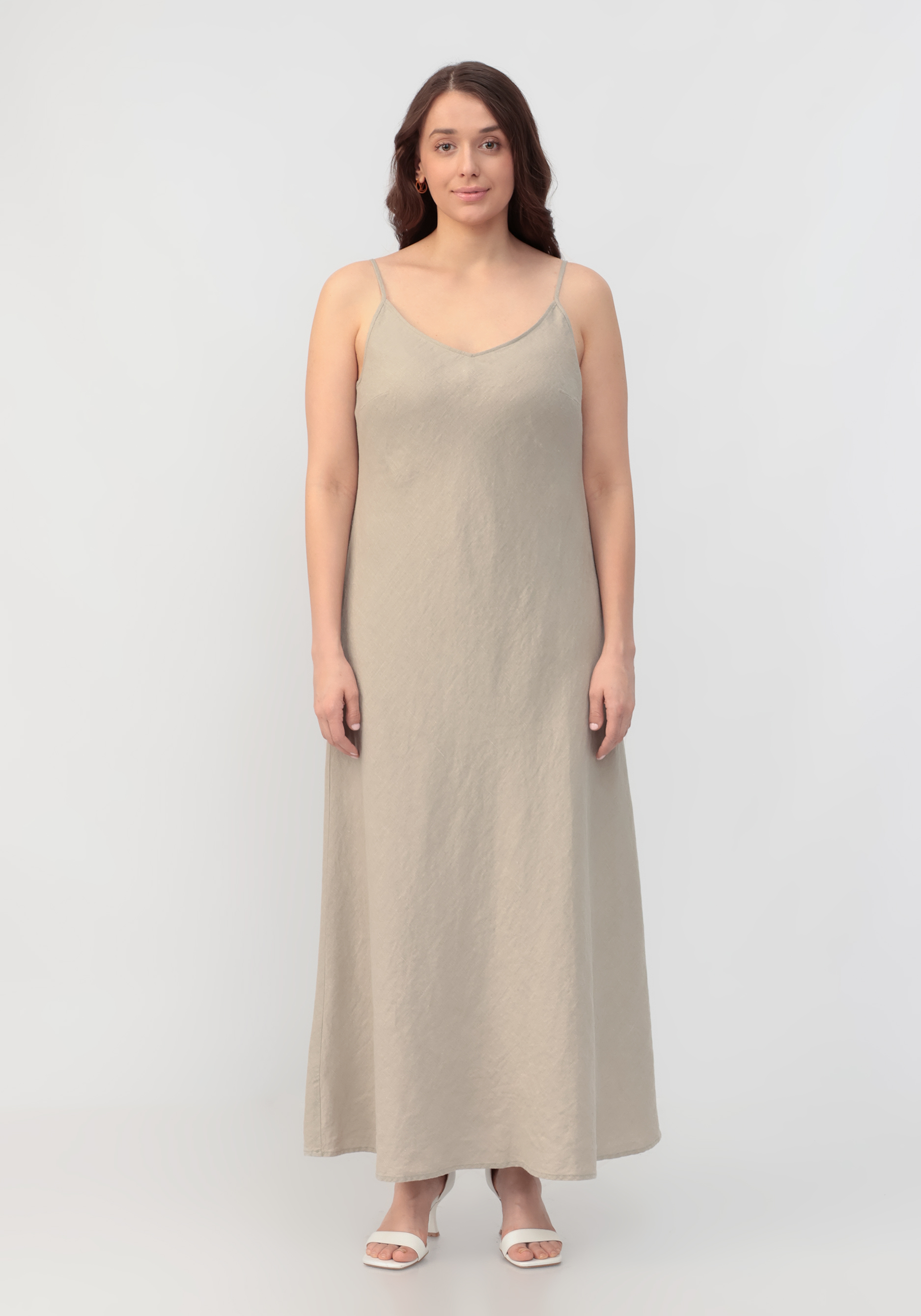 Платье комбинация  "Арно" BfC, размер 50, цвет бежевый - фото 4