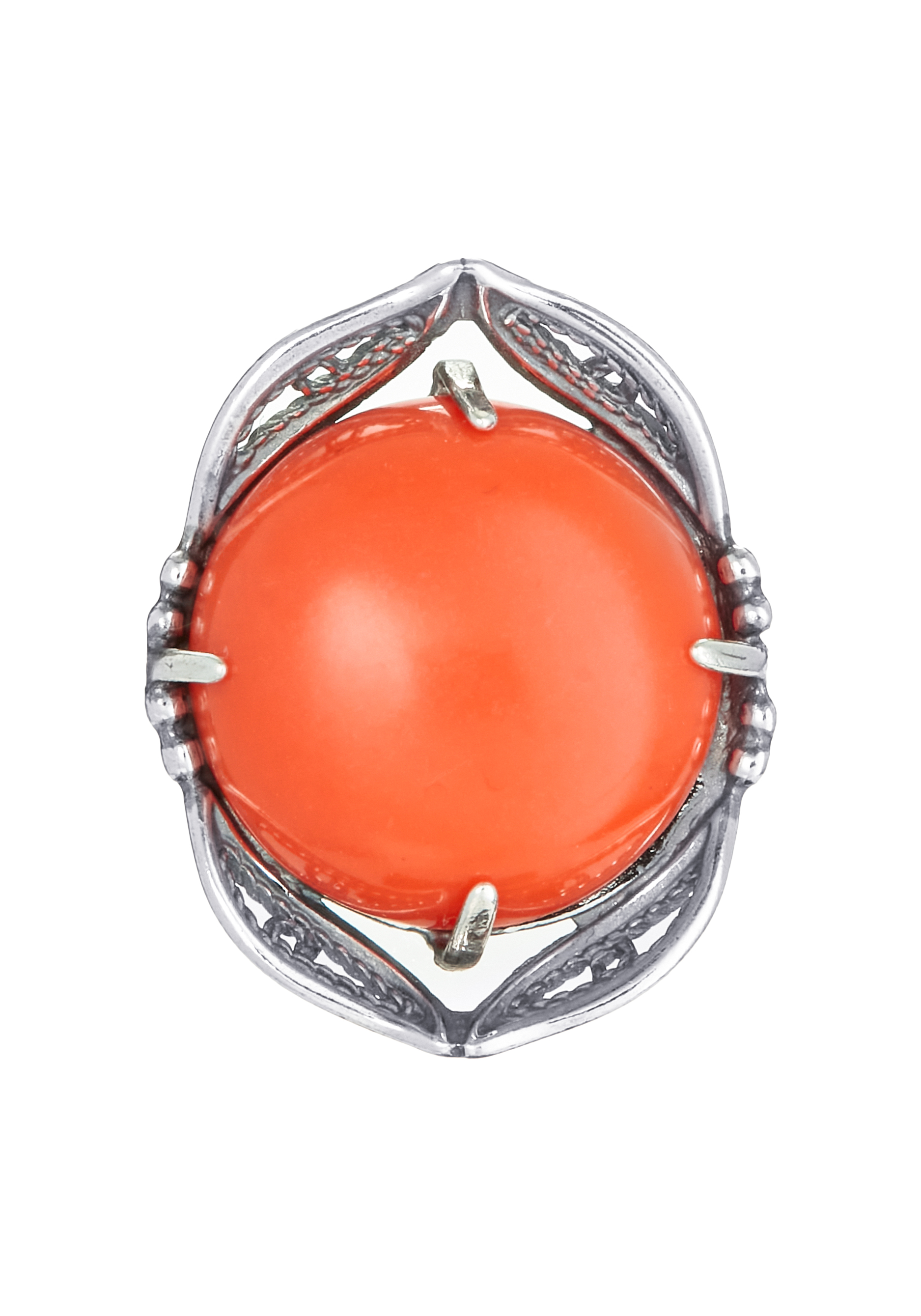 Комплект «Древний эпос» Silver Star, цвет оранжевый, размер 18 перстень - фото 5