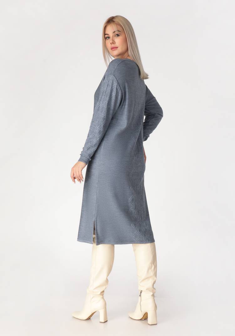 Платье с орнаментом по стану и рукавам шир.  750, рис. 3