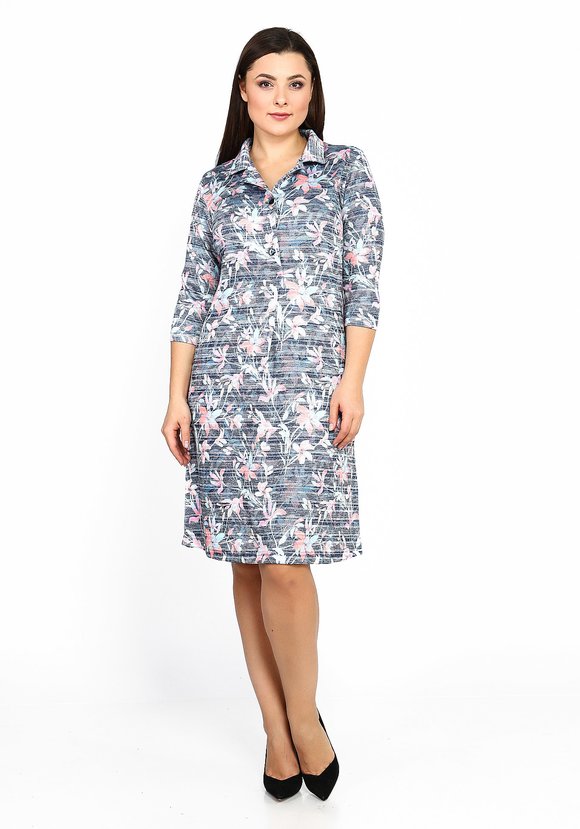 Платье Цветочная Рапсодия шир.  580, рис. 1