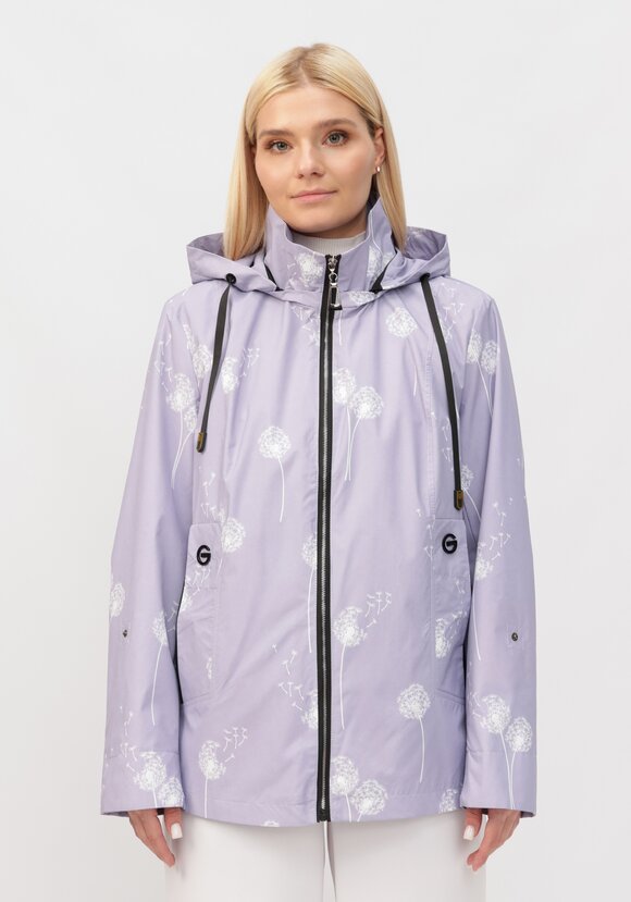 Ветровка с капюшоном на молнии и принтом шир.  580, рис. 4