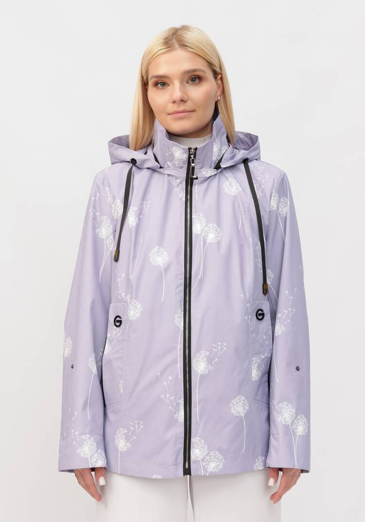 Ветровка с капюшоном на молнии и принтом шир.  750, рис. 4