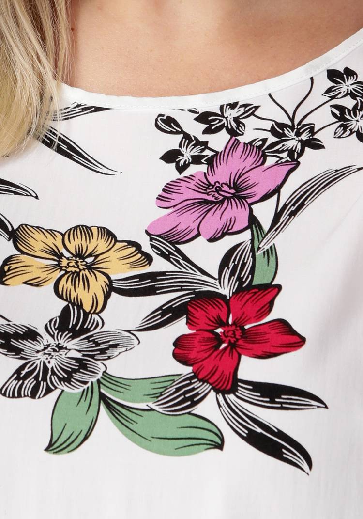 Блуза Цветочный день шир.  750, рис. 10