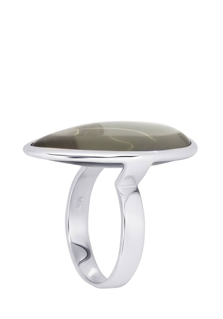 Серебряное кольцо Нежность  шир.  750, рис. 1