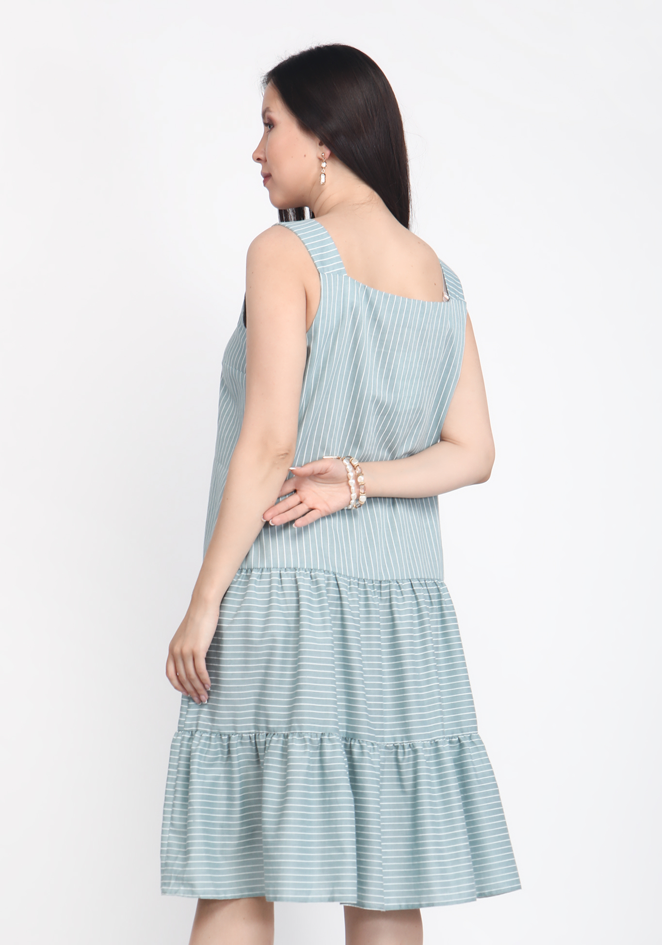 Платье "Искрометный взгляд" Pique, размер 50, цвет мятный - фото 5