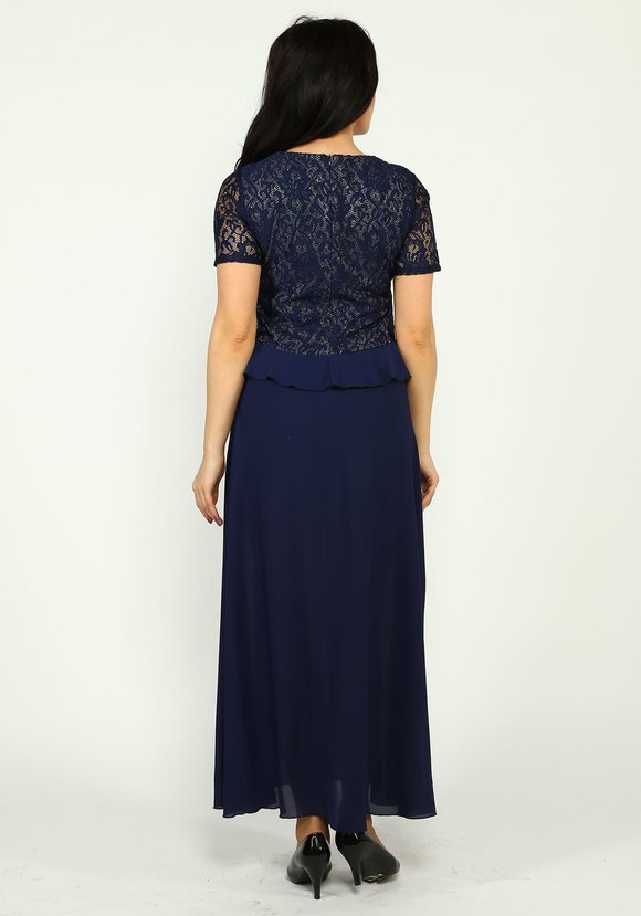 Платье с кружевом длиной макси шир.  580, рис. 3