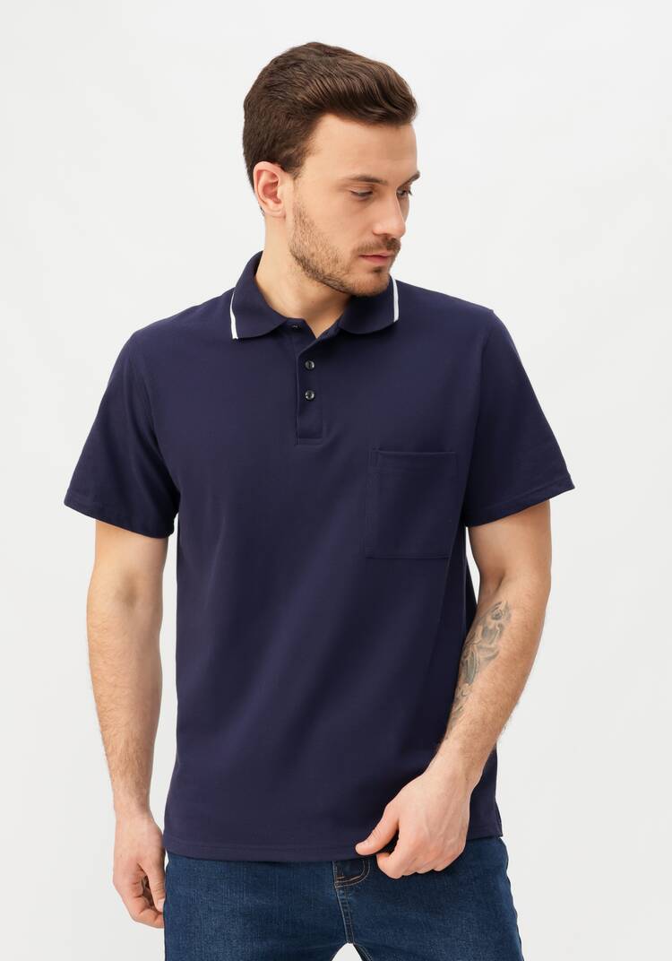 Футболка поло мужская шир.  750, рис. 7