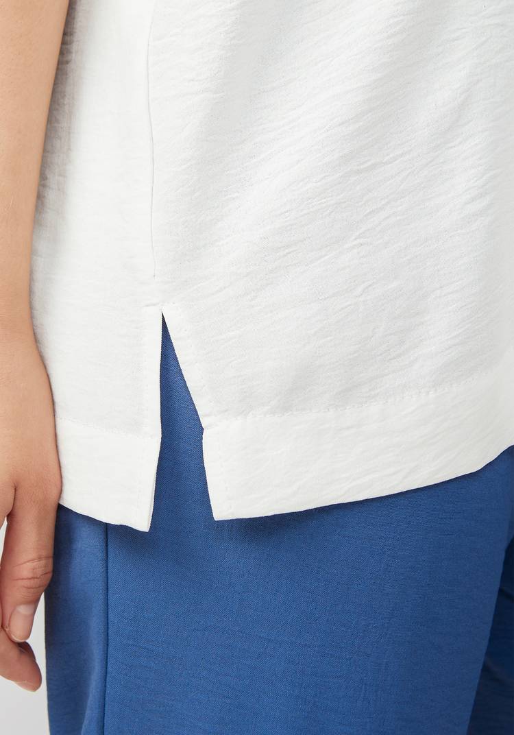 Комплект с ярким принтом на блузе шир.  750, рис. 7