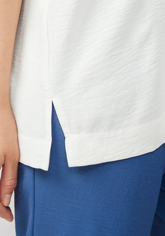 Комплект с ярким принтом на блузе шир.  580, рис. 7