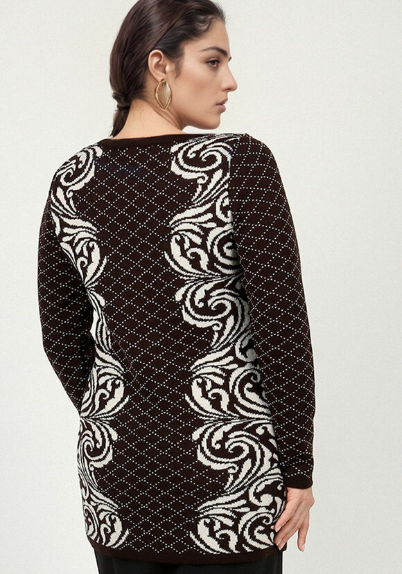 Туника с принтом Узоры шир.  580, рис. 8
