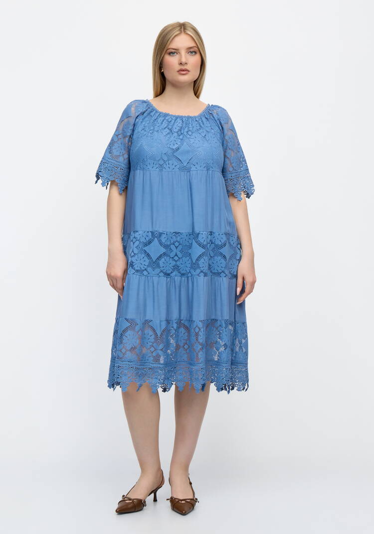 Платье кружевное Анна шир.  750, рис. 10