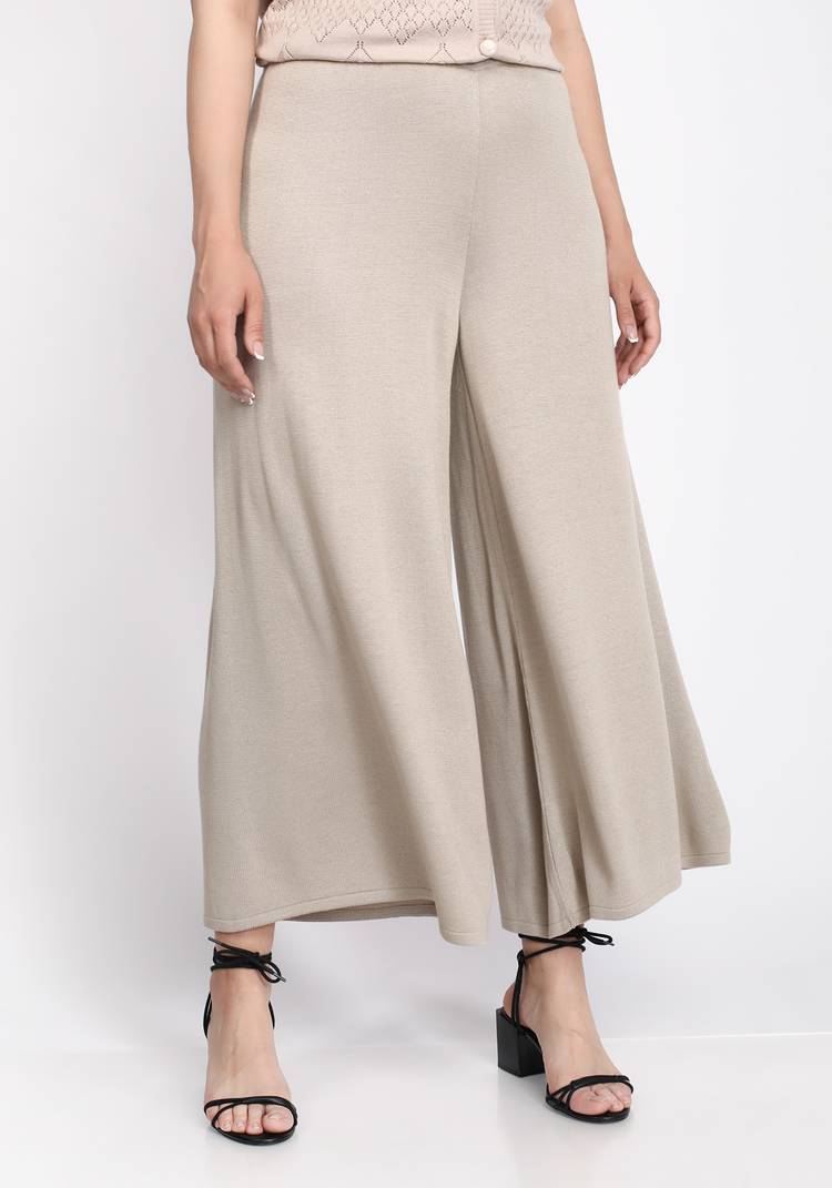 Брюки-кюлоты широкие на резинке шир.  750, рис. 10