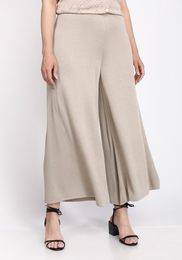 Брюки-кюлоты широкие на резинке шир.  580, рис. 10