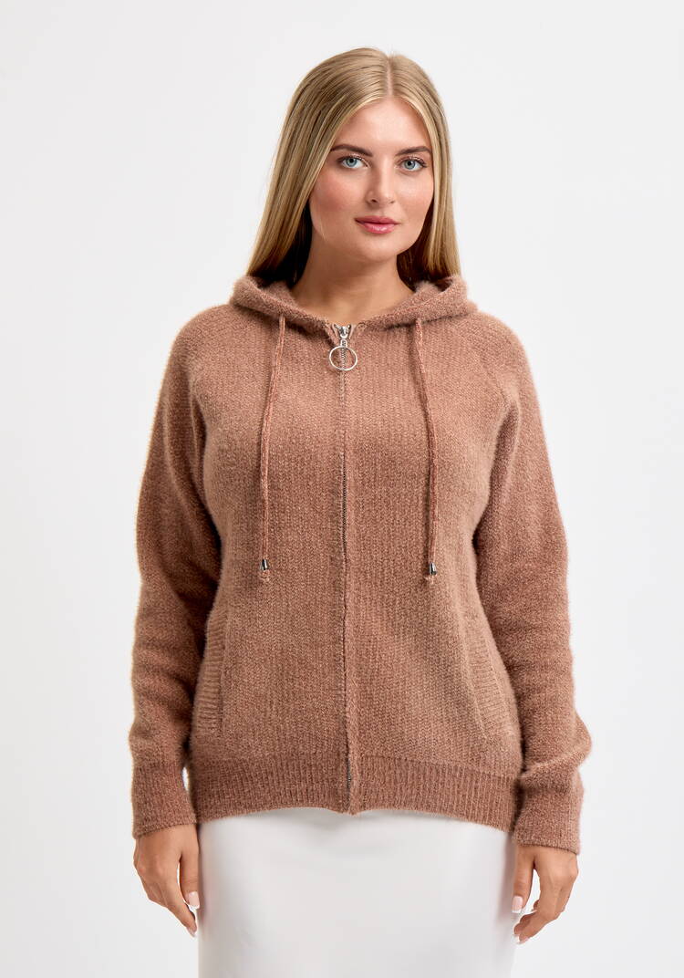 Кардиган на молнии с капюшоном Амели шир.  750, рис. 11
