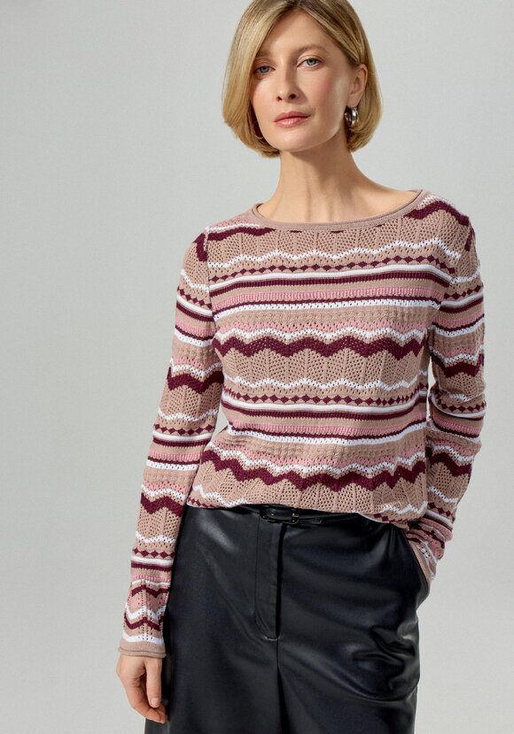 Джемпер с морским орнаментом шир.  580, рис. 16