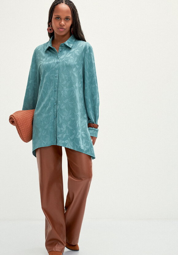 Туника трикотажная с жаккардовым рисунком шир.  580, рис. 2