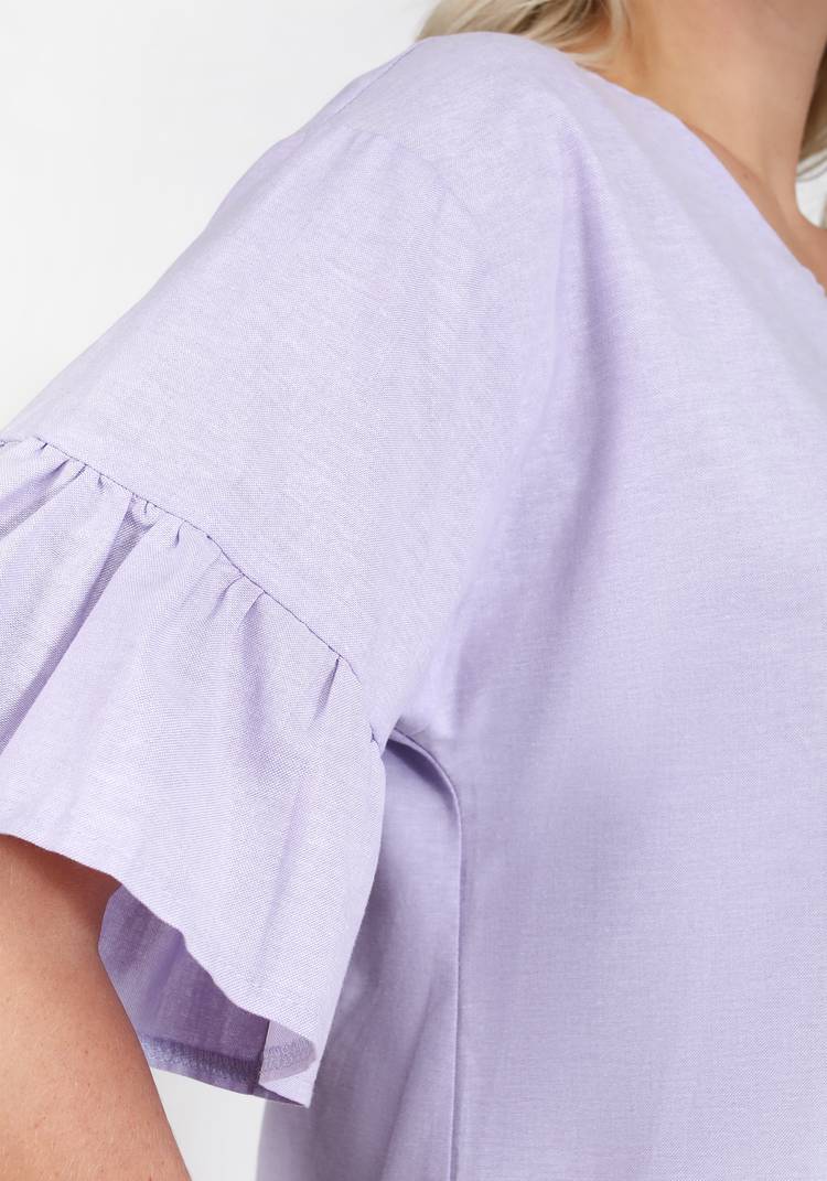 Блуза с рукавами-колокольчики шир.  750, рис. 3