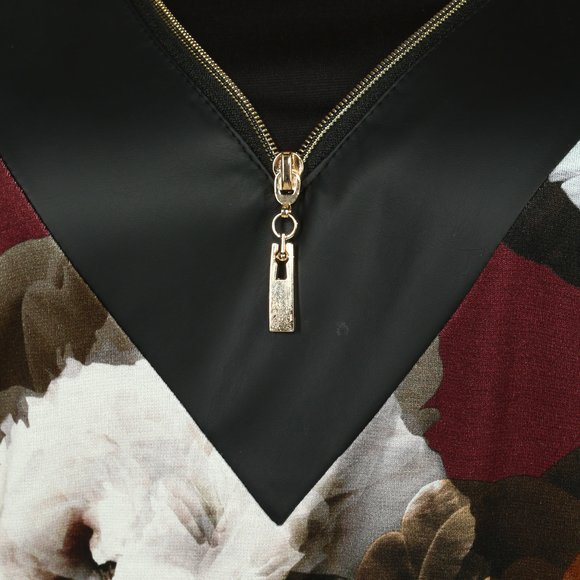 Блуза с оригинальной отделкой и принтом шир.  580, рис. 5