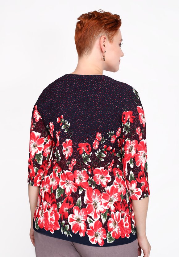 Туника Красочная палитра шир.  580, рис. 4