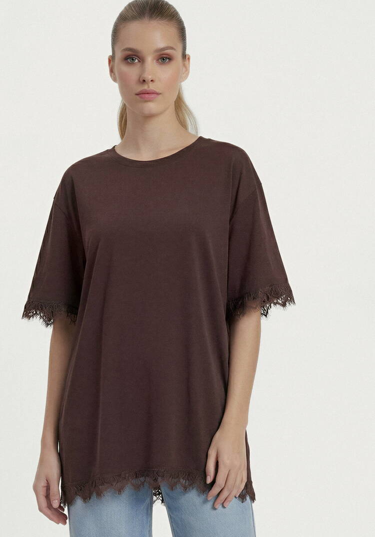 Блуза с отделкой из кружевa шир.  750, рис. 13