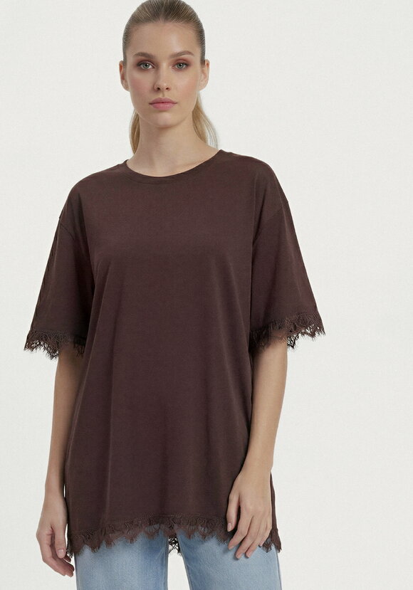 Блуза с отделкой из кружевa шир.  580, рис. 13