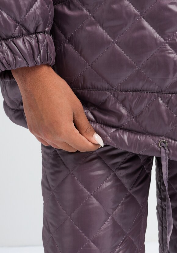 Куртка стёганая с капюшоном шир.  580, рис. 48