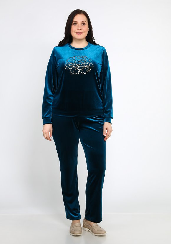 Костюм Бархатный шик шир.  580, рис. 5