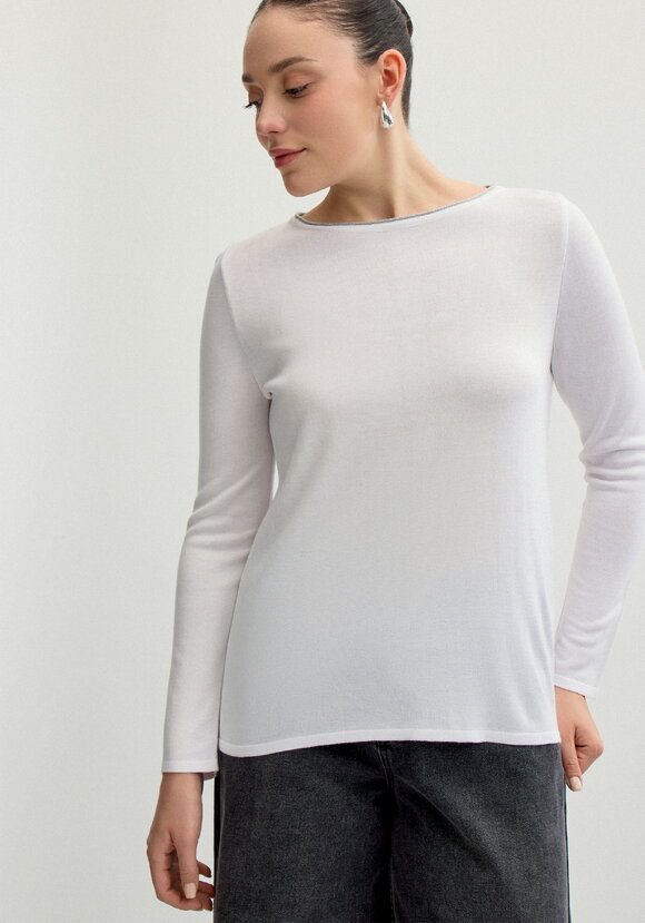 Джемпер базовый однотонный шир.  580, рис. 8