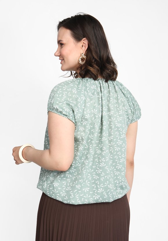 Блуза Свободное время шир.  580, рис. 3