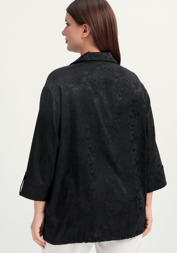 Блуза из шелка с рисунком шир.  580, рис. 10