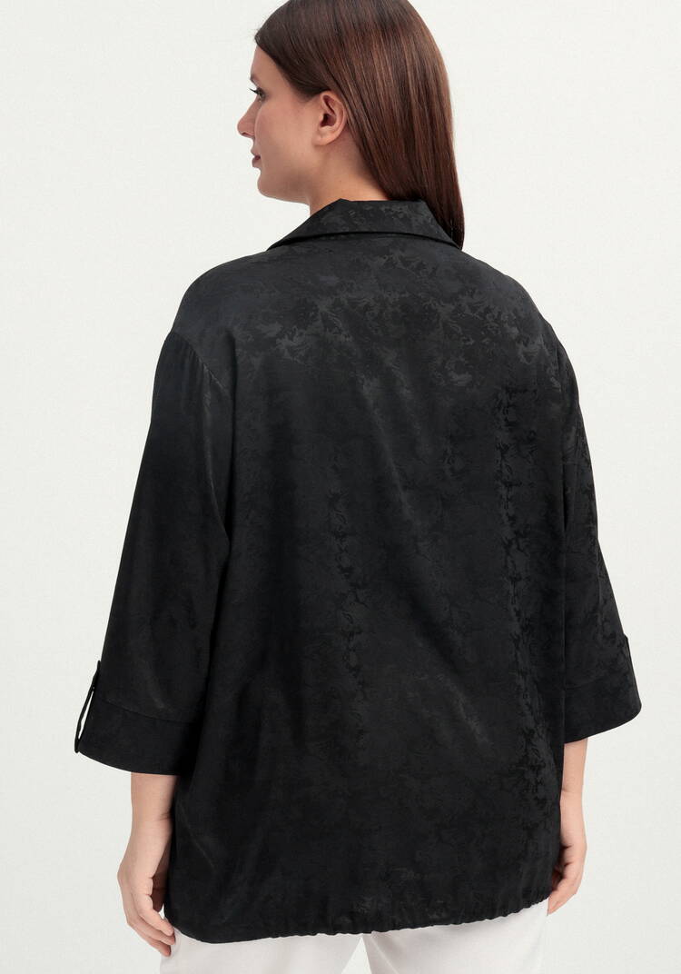 Блуза из шелка с рисунком шир.  750, рис. 10