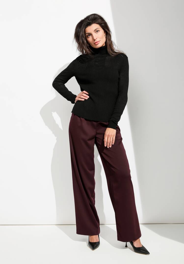 Водолазка из вискозы с ажурным узором шир.  750, рис. 33