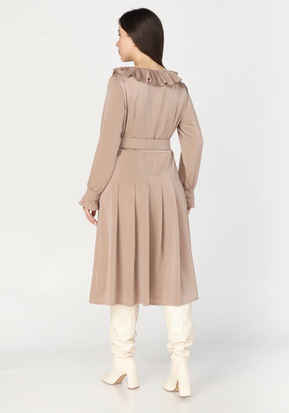 Платье из итальянского шелка шир.  580, рис. 6