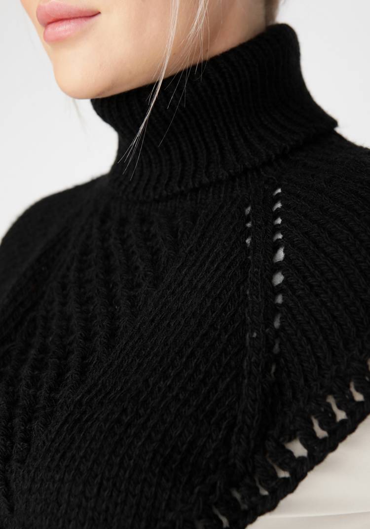 Манишка вязаная шир.  750, рис. 24