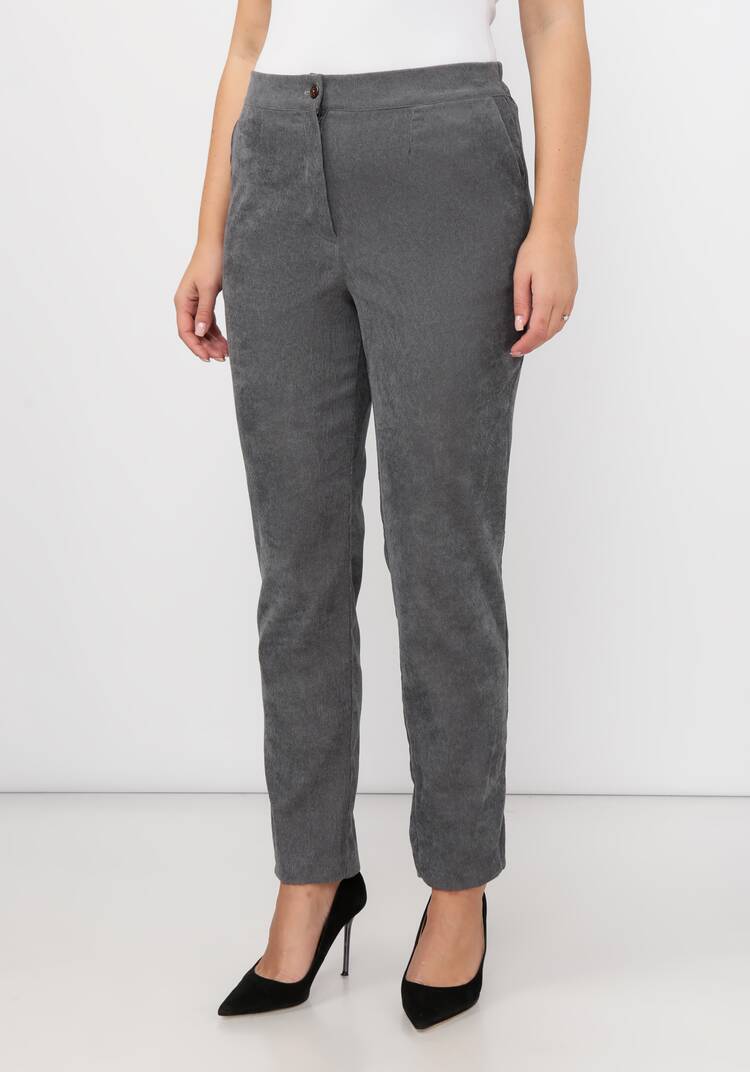 Брюки из вельвета на резинке шир.  750, рис. 4