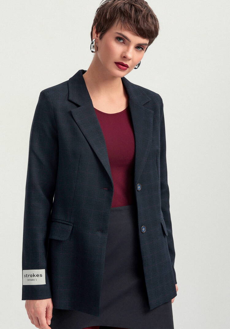 Пиджак с нашивкой на рукаве шир.  750, рис. 17