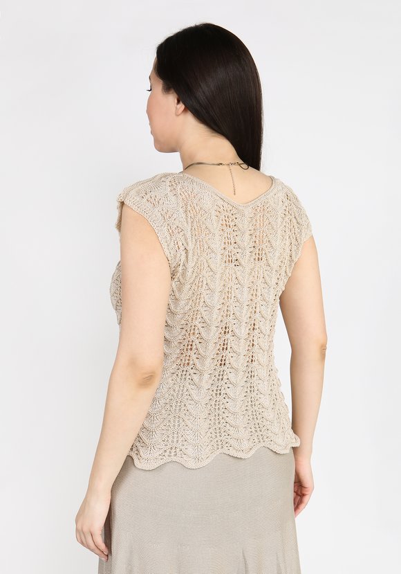 Туника Ажурная красота шир.  580, рис. 3