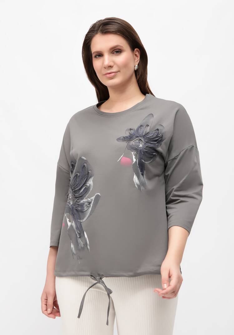 Блуза с принтом на кулиске шир.  750, рис. 13