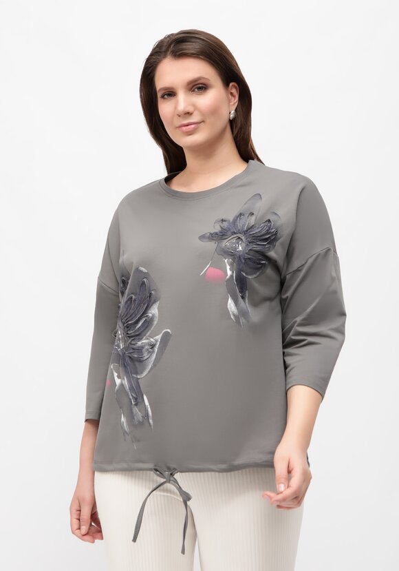 Блуза с принтом на кулиске шир.  580, рис. 13