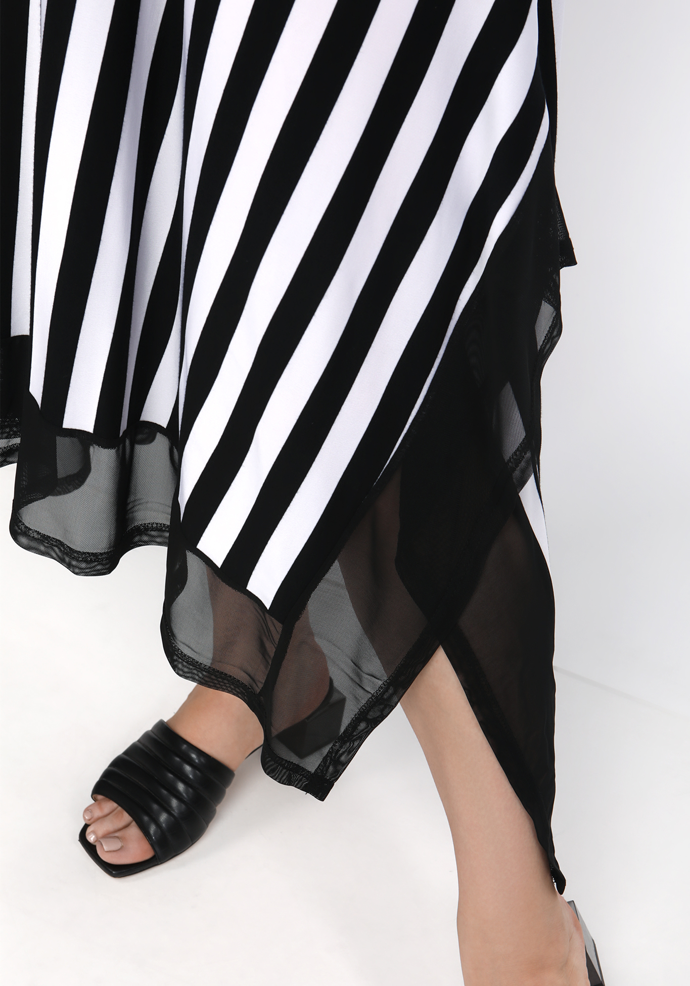 Платье "Чарующий силуэт" ZORY, размер 54, цвет черно-белый - фото 3