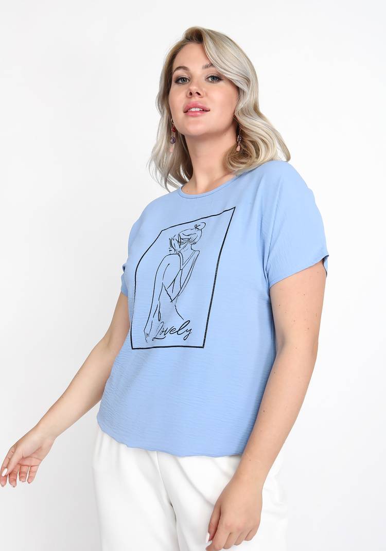 Блуза Романтическая поездка шир.  750, рис. 11