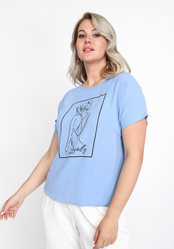 Блуза Романтическая поездка шир.  580, рис. 11