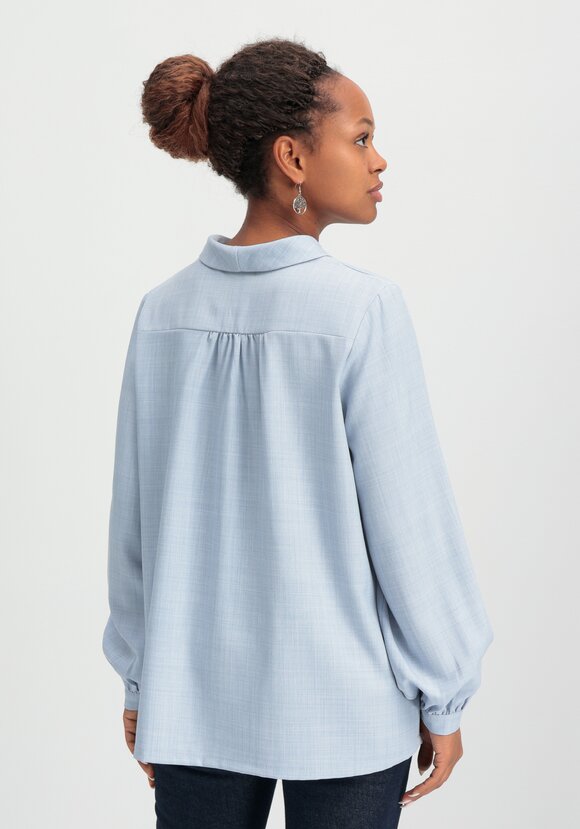 Блуза с шалевым воротом шир.  580, рис. 11